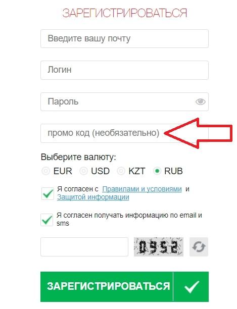 Строчка ввода секретного кода